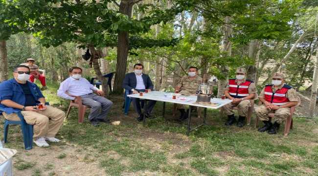 Ulaş Kaymakamı Akköz, köy gezilerine devam ediyor