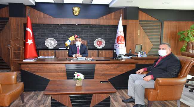 AA Adana Bölge Müdürü Firik'ten, Adana Cumhuriyet Başsavcısı Gümüş'e ziyaret 