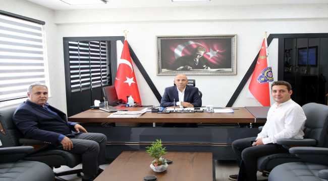 AA Bölge Müdürü Firik'ten, Mersin Emniyet Müdürü Şahne'ye ziyaret