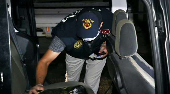 Adana'da polisten drone destekli uygulama