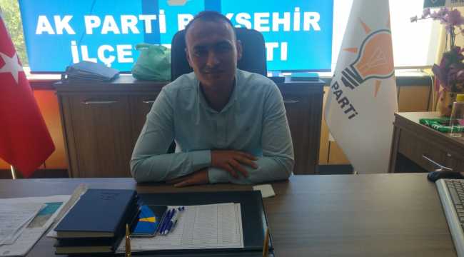 İlçe Başkanı Elkin'den kapalı sulama sistemi projesi açıklaması