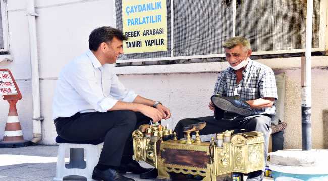 AK Parti Eskişehir İl Başkanından esnaf ziyareti 