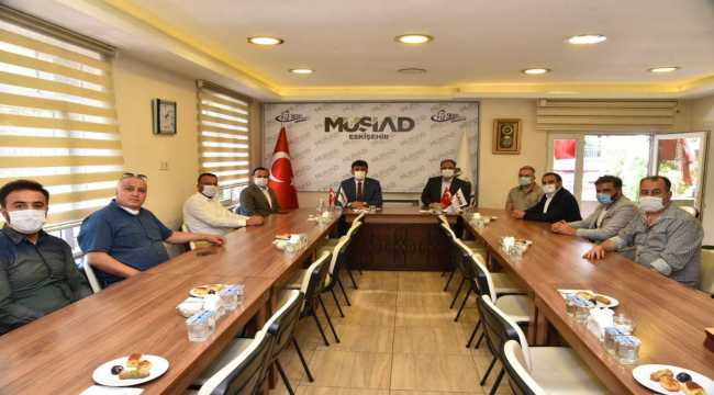 AK Parti İl Başkanı Çalışkan'dan MÜSİAD'a ziyaret