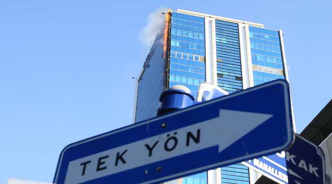 Ankara'daki iş merkezi yangını