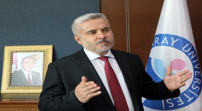 ASÜ Rektörü Prof.Dr. Şahin: 