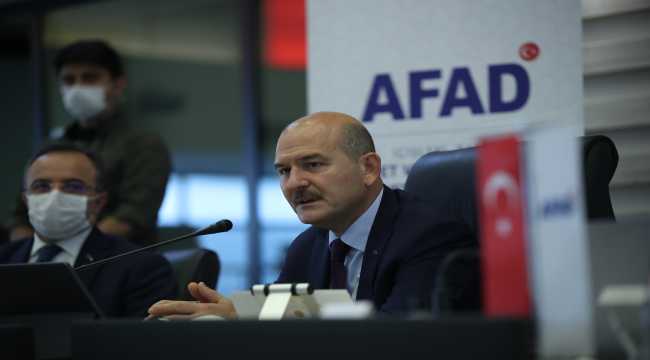 Bakan Soylu, Afet ve Acil Durum Danışma Kurulu 2020 Yılı 1. Toplantısı'na katıldı 