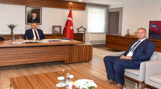 Belediye başkanlarından Vali Elban'a ziyaret