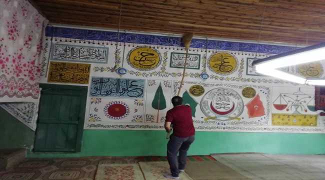 Beypazarı'nda cami ve mescitlerde temizlik çalışması