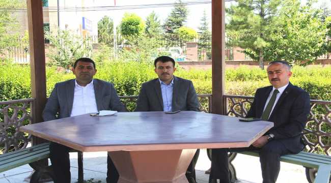 Bozkır ve Ahırlı kaymakamları veda turuna çıktı