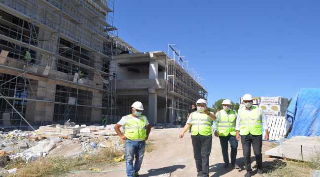 Bünyan Devlet Hastanesi'nin inşaatı sürüyor
