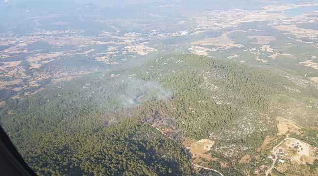 Burdur'da çıkan orman yangını kontrol altına alınmaya çalışılıyor