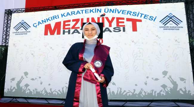 ÇAKÜ öğrencileri için Kovid-19 tedbirleri altında randevulu mezuniyet töreni
