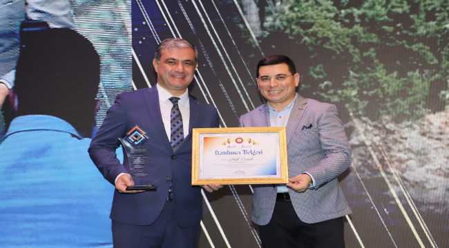 Elmalı Belediyesi'ne birincilik ödülü