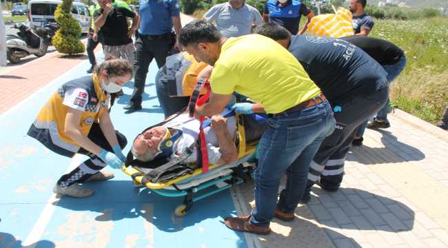 Gazipaşa'da ağaca çarpan ATV sürücüsü ağır yaralandı