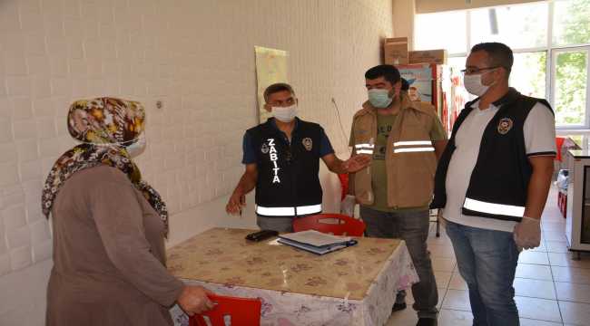 Gülnar'da Kovid-19 denetimleri