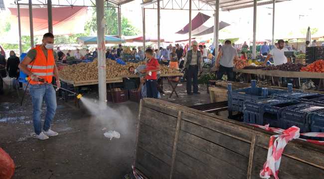 Hatay’da Kovid-19 tedbirleri 