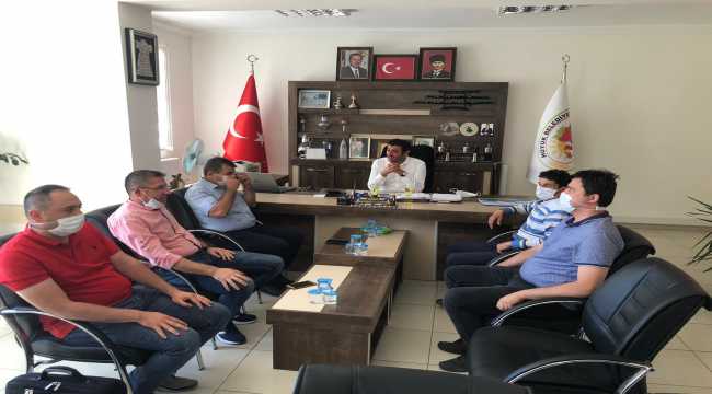 Hüyük'te yol yapım projeleri sürüyor 