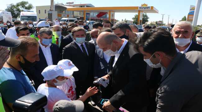 İçişleri Bakanı Soylu trafik denetimine katıldı: (1)