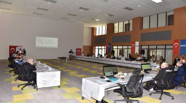 Kahramanmaraş'ta, Türkiye Afet Müdahale Planı Toplantısı yapıldı