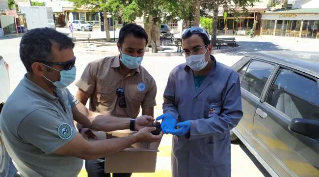 Kapadokya Üniversitesinin yerleşkesine konan ebabil kuşu korumaya alındı
