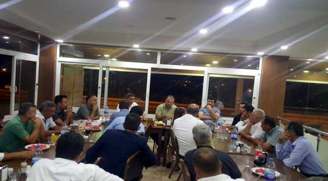 Kaymakam Turan'a veda yemeği düzenlendi