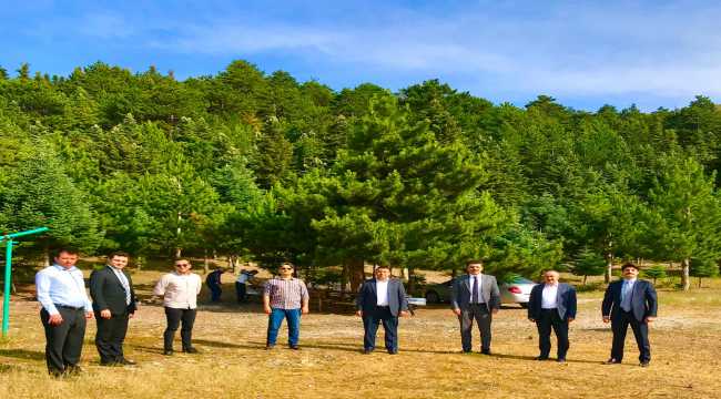 Kaymakamlar Yalıhüyük'ün Gölcük Yaylası'nda buluştu