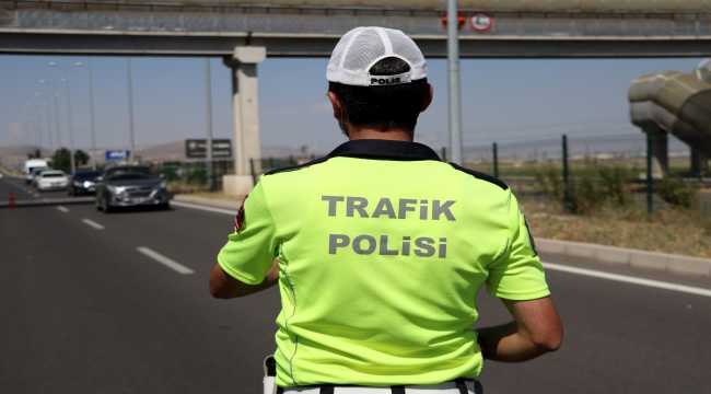  Kayseri'de drone destekli trafik denetimi yapıldı