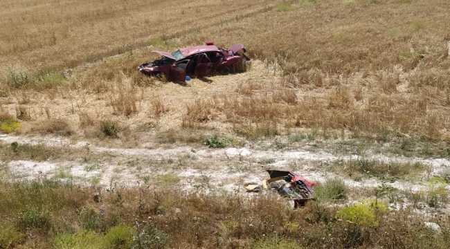 Kayseri'deki otomobil devrildi: 5 yaralı