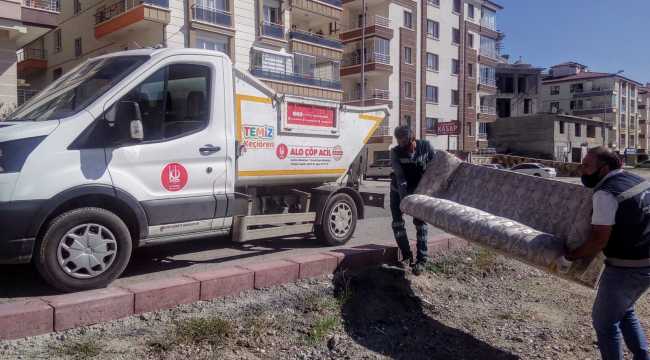 Keçiören'de evsel atıklar 