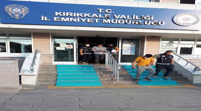 Kırıkkale'de suç örgütü operasyonunda 3 kişi gözaltına alındı