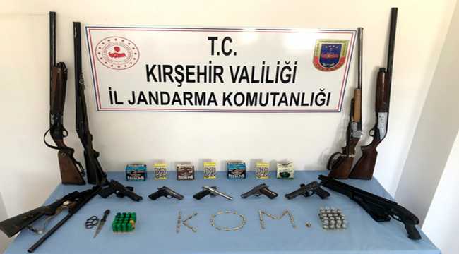 Kırşehir'de silah ticareti operasyonu: 6 gözaltı