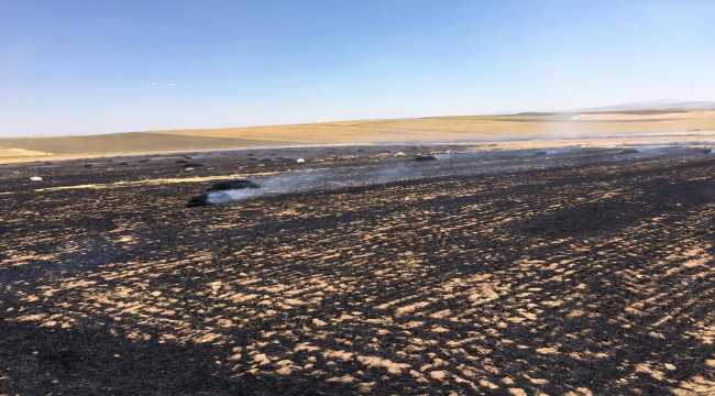 Kırşehir'de tarla yangını
