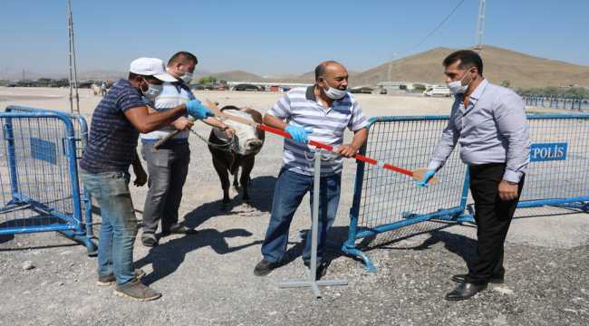 Kocasinan Belediyesinden kurban tatbikatı 
