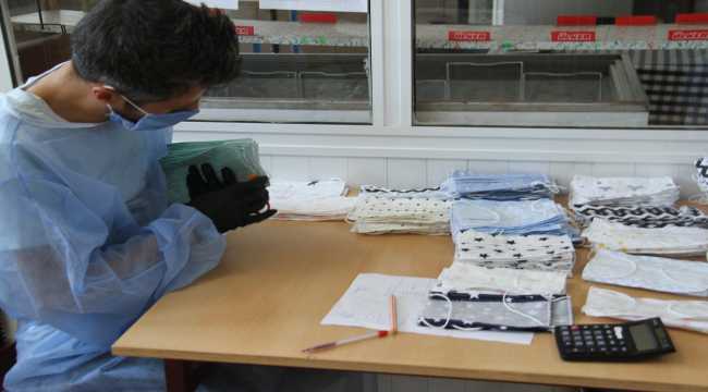 Konya'da lisede üretilen farklı tasarımlı maskeler yoğun ilgi görüyor