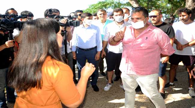 Konyaaltı Sahili'nde tartışmalı denetim