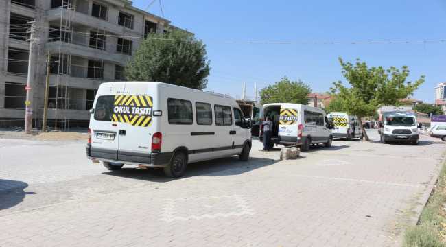 Kulu'da okul servisleri denetlendi 