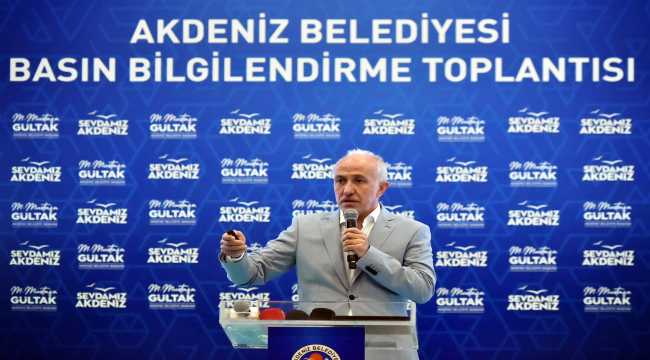 Mersin'de inşa edilen Millet Bahçesi'nde sona doğru