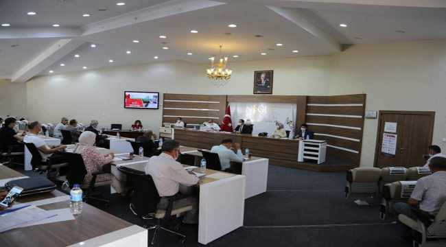Niğde Belediyesi temmuz ayı olağan meclis toplantısı yapıldı