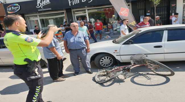 Osmaniye'de otomobil bisiklete çarptı: 2 yaralı