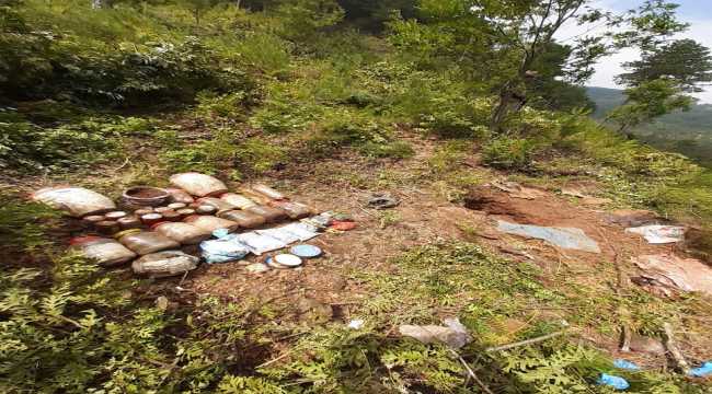 Osmaniye'de PKK'ya ait malzeme ele geçirildi
