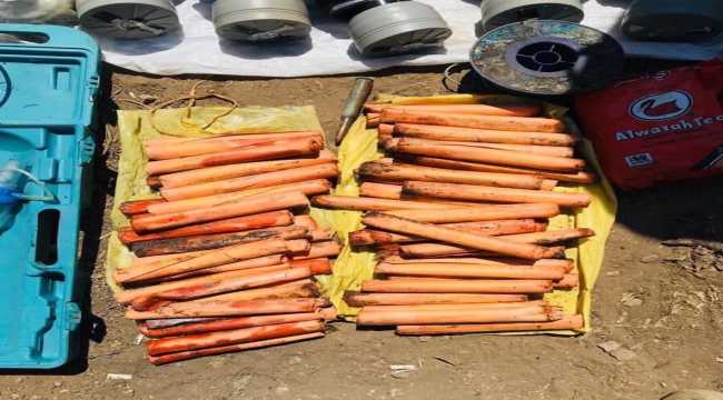 Pençe-Kaplan Operasyonu kapsamında mühimmat ve yaşam malzemesi ele geçirildi