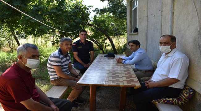 Seydişehir Kaymakamı Erdoğan'dan şehit ailesine ziyaret 