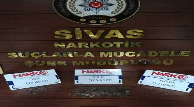 Sivas'ta 195 parça tarihi eser ele geçirildi