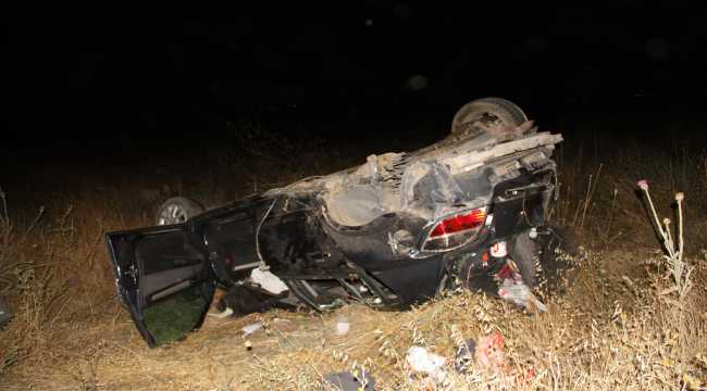 Sivas'ta otomobil devrildi: 4 yaralı 