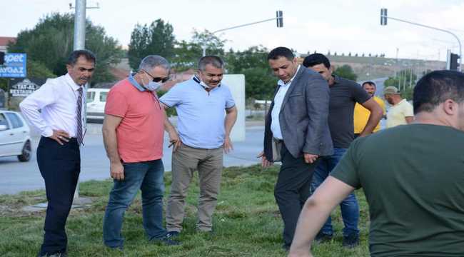 Sorgun'da kavşak düzenlemesi yapıldı