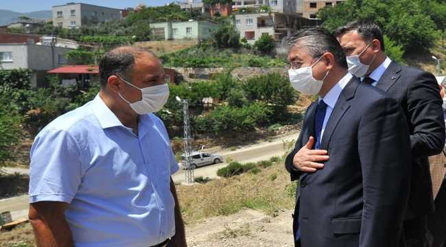 Vali Yılmaz’dan, şehit ailesini ziyaret
