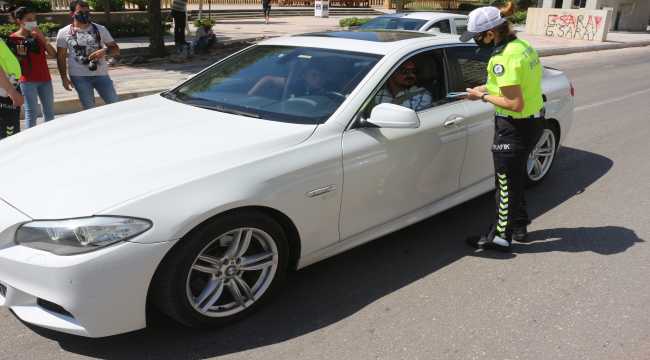 Adana'da trafik denetimi yapıldı 