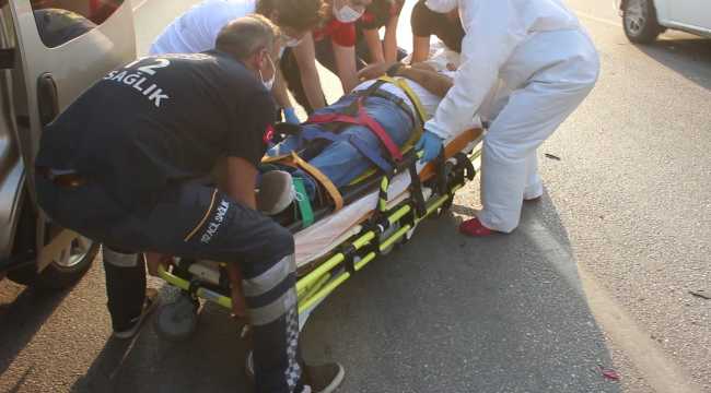 Adana'da trafik kazası: 2 yaralı
