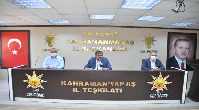AK Parti Kahramanmaraş İl Başkanı Debgici'den ilçe kongrelerine ilişkin açıklama:

