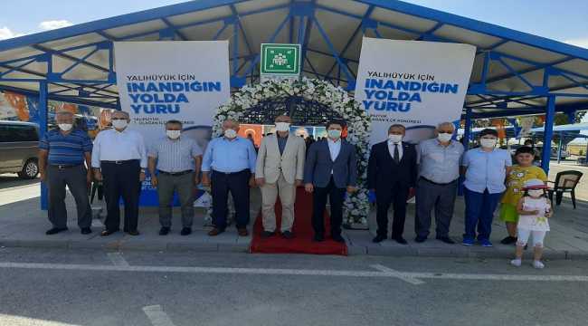 AK Parti Yalıhüyük İlçe Kongresinde Yusuf Pişkin yeniden seçildi